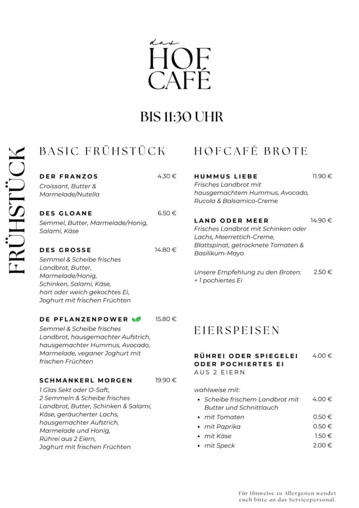 menükarte hofcafé 2 1