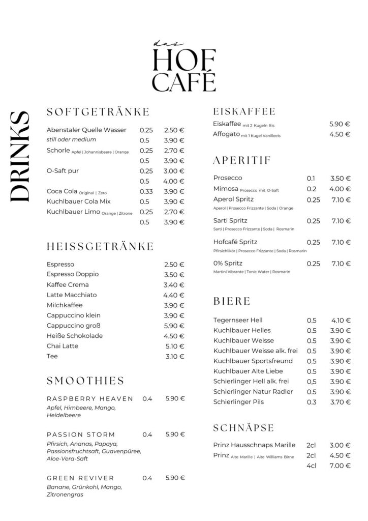 menükarte hofcafé 2 5